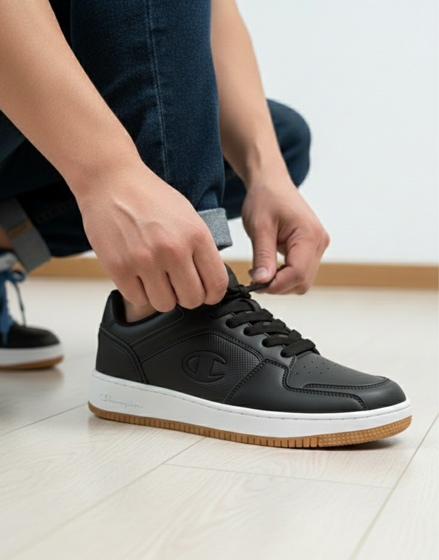 Men's Champion Classic Low-Top Court Sneakers - Hover Image